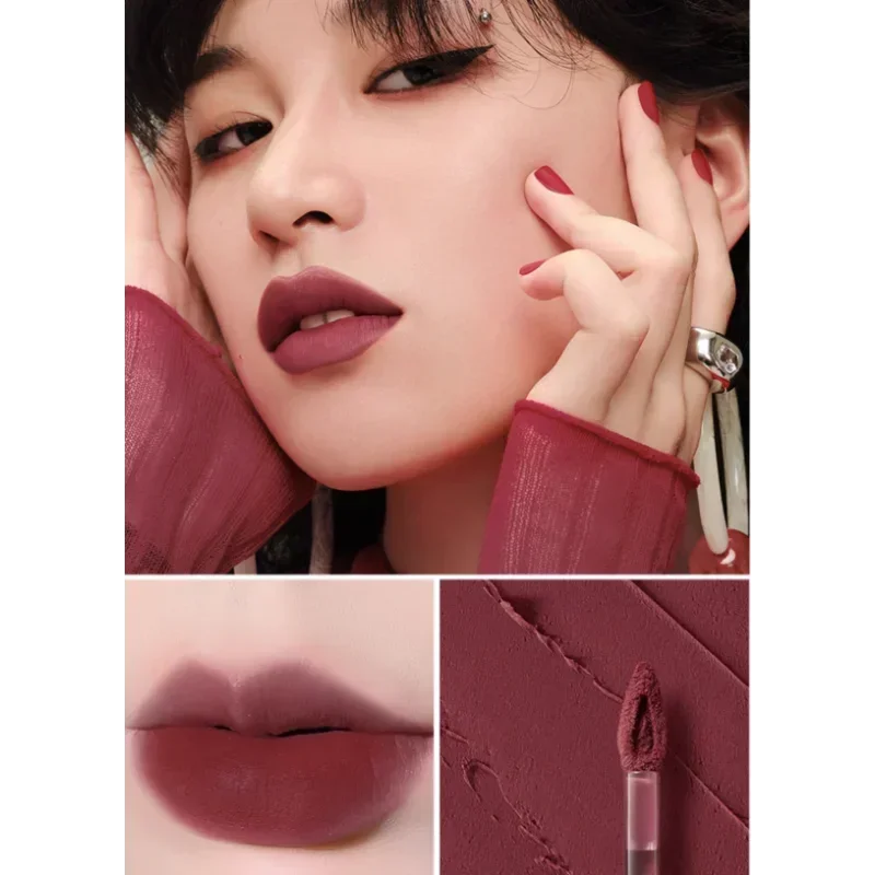 MARIE DALGAR Stone Lip Glaze Velvet Matte Lipstick Long-lasting Moisturizing Nourishing Waterproof Silky Korea Makeup Cosmetics