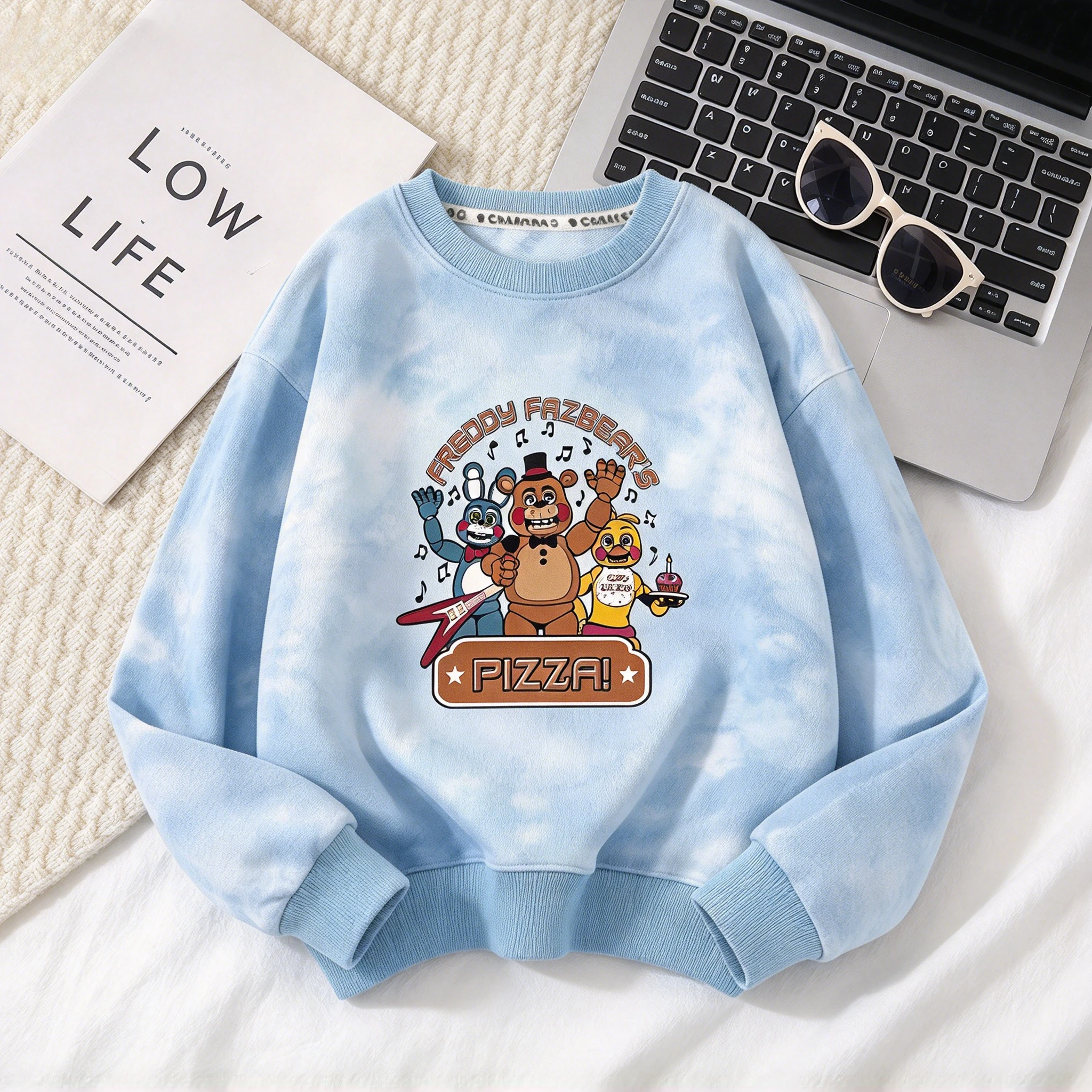 Five Night Freddys Fleece Hoodie Sweatshirt Fnafs BOY GIRL Fashion Pullover Creative Tops Autumn Winter Clothes Birthday Gift