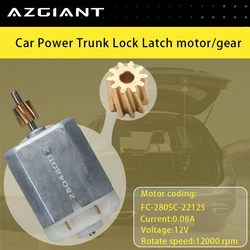 FC-280SC-22125 Car Trunk Lock Block Motor 10 Teeth Gear For Seat Altea/Leon/Toledo Brand New Auto Accessoires Repair Tools DIY