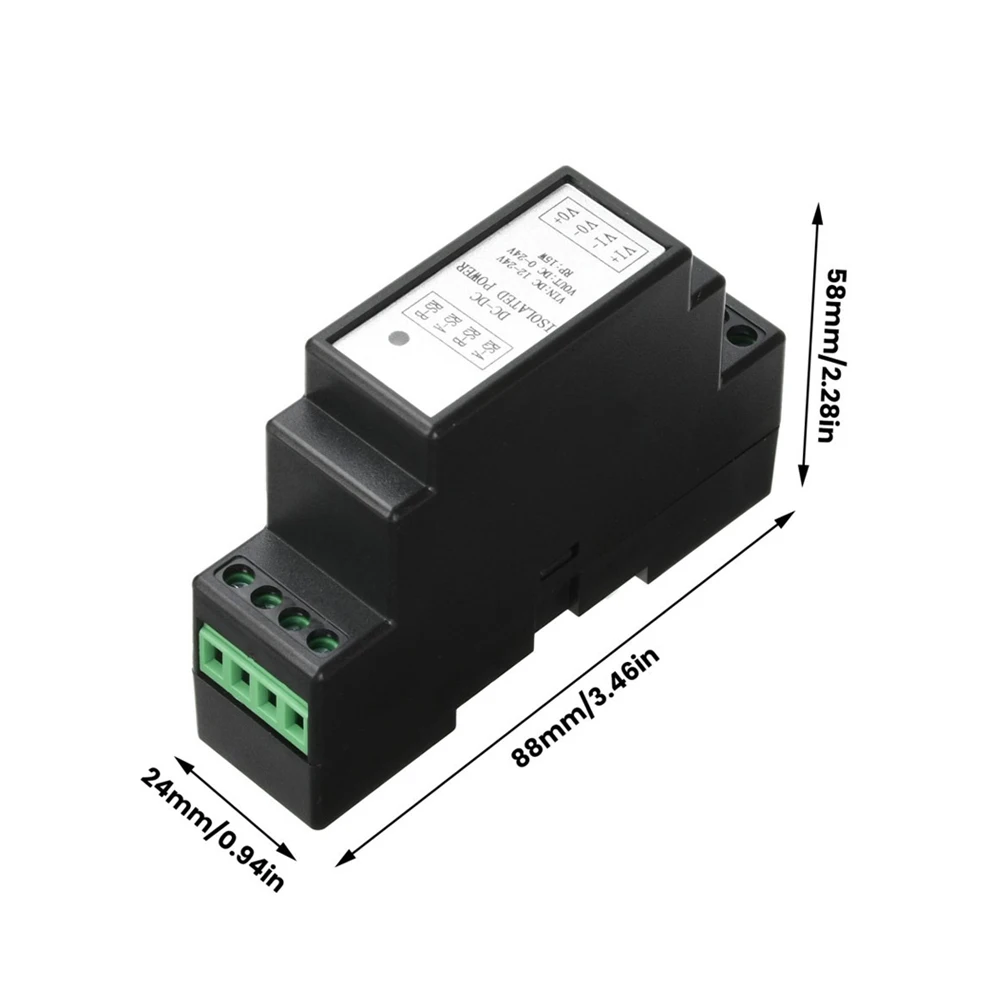DC-DC Isolated Adjustable Power Supply Rail-mounted Support Modbus Communication and RS485 Interface DC-DC Converter Power Board
