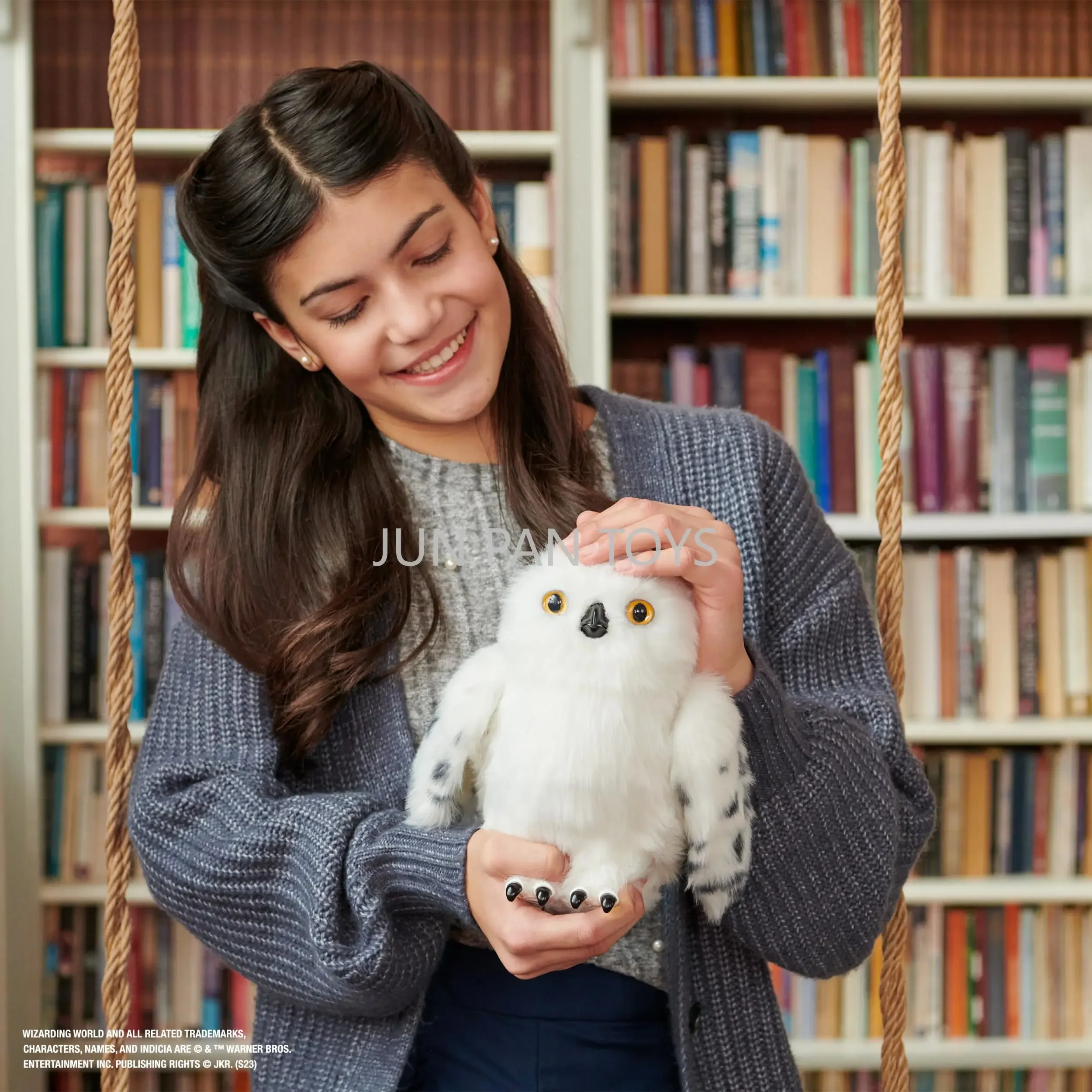 Mundo mágico Original Harry Potter encantador Hedwig búho interactivo juguete para niños más de 15 sonidos y movimientos juguete electrónico para