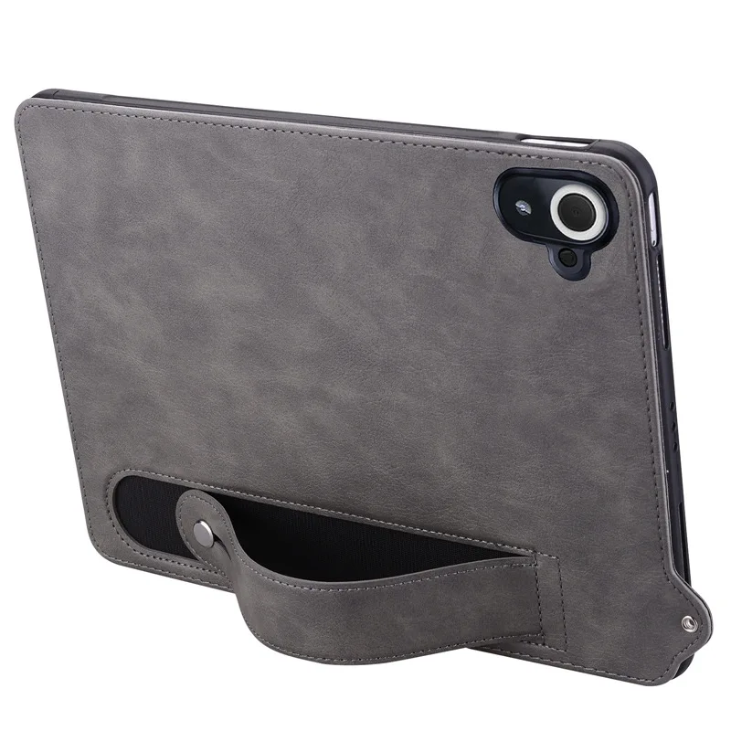 

Чехол для Redmi K Pad 8,8 2025, Pad 2 11 дюймов SE 8,7 Crazy Horse Pattern Stand Cover с ремешком на запястье, противоударный однотонный корпус
