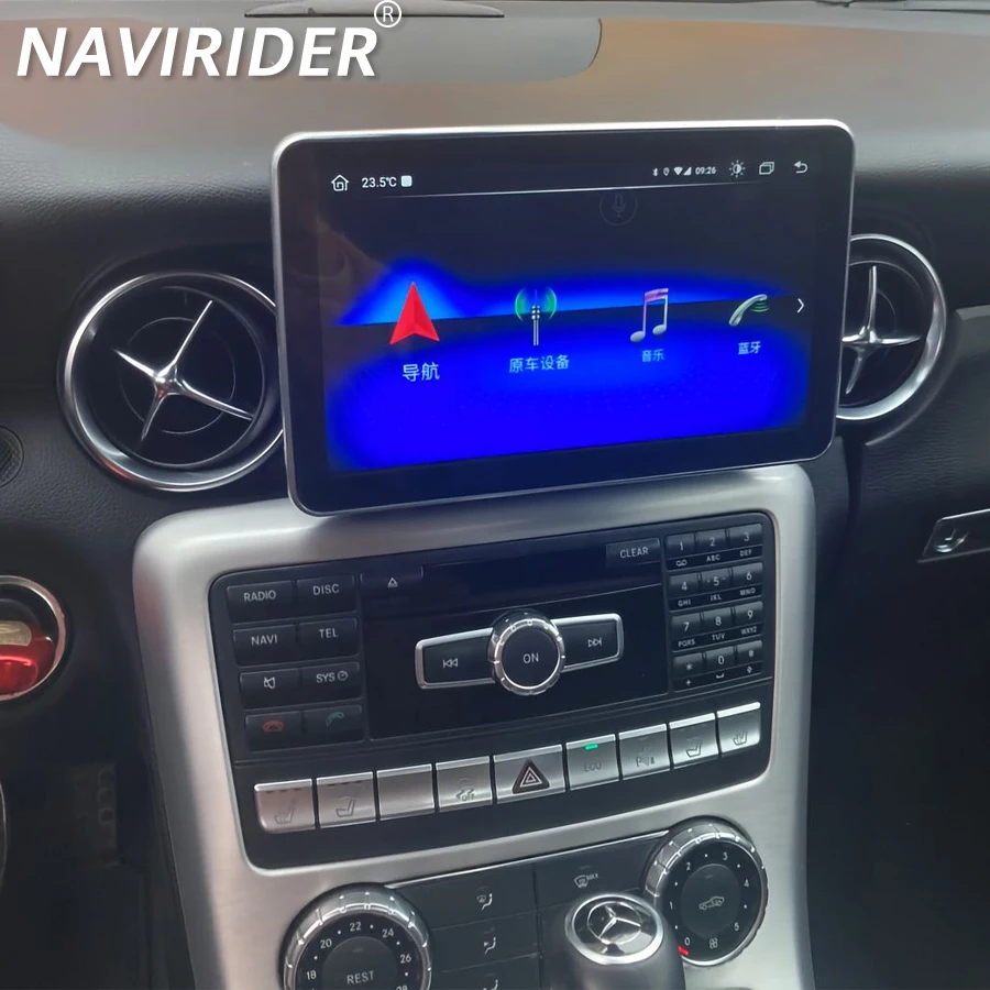 

Автомобильный радиоприемник с экраном Android 14 AHD qled для Mercedes Benz SLK SLC R172 SL R231 2012-2020 navi Carplay, мультимедийный видеоплеер