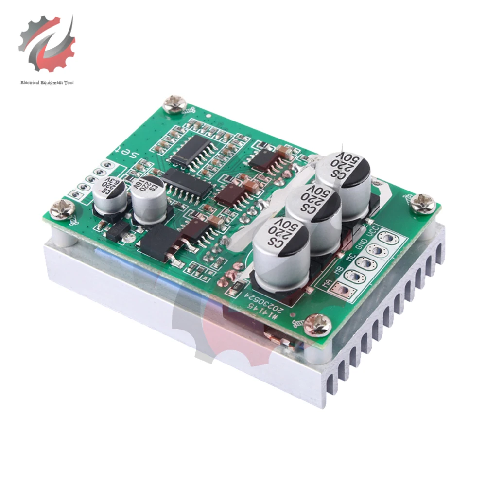 1PCS 500W 15A  Brushless Hall Free Motor Driver Board DC12-36V High Power Forward Reverse Speed Controller Control Switch Module