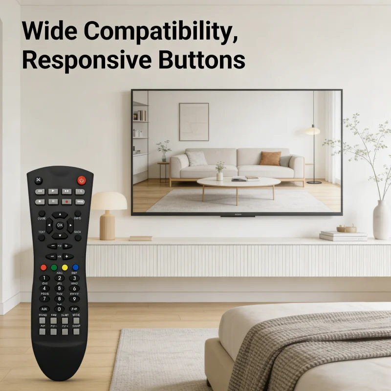 New RC1101 Replacement Remote Control for Hitachi TV, Full Function 1:1 Original Match