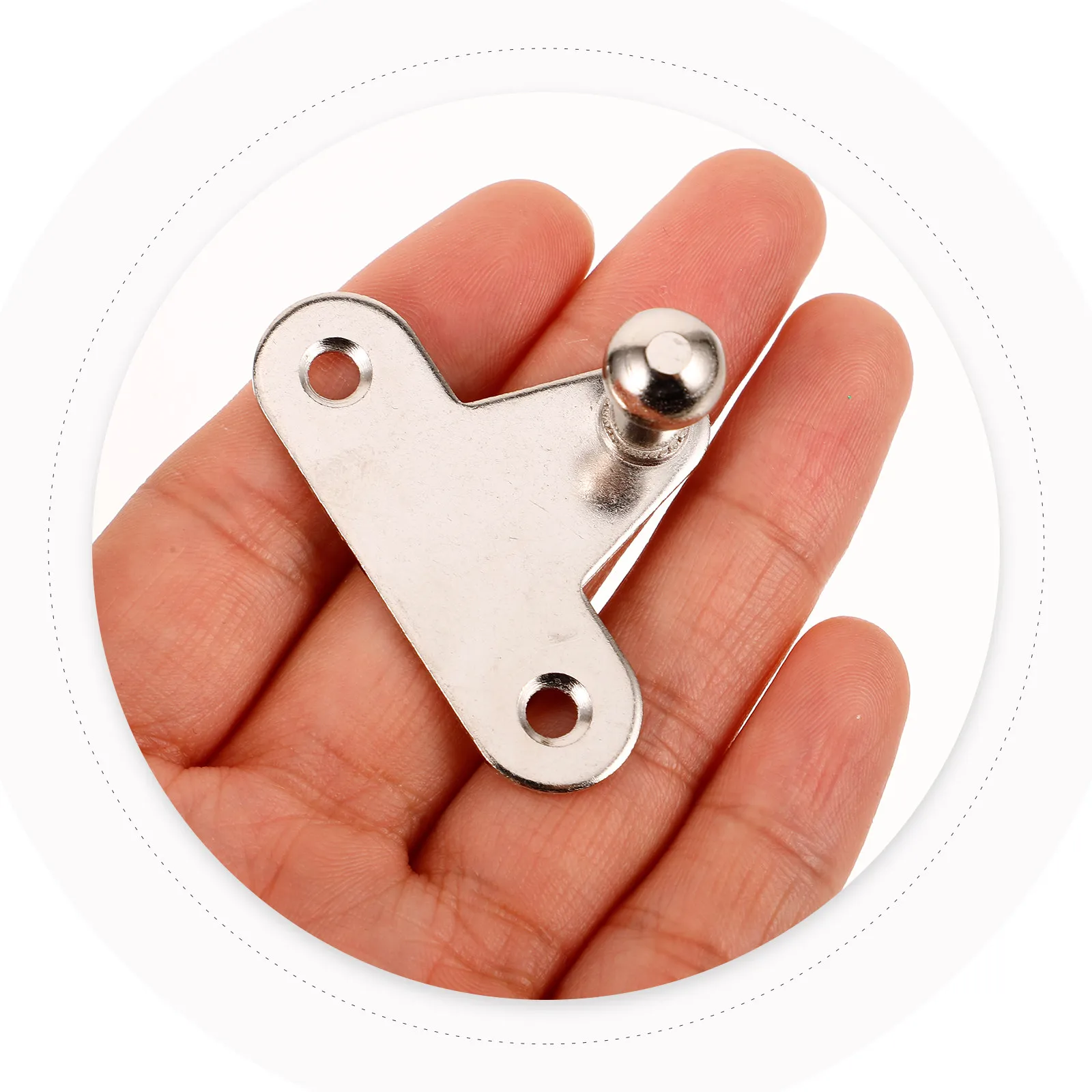 10Pcs Robust Strut Brackets Gas Strut Mounting Brackets for Vehicles Boats Trailers Rvs Cabinets Desks Toolboxes Hood