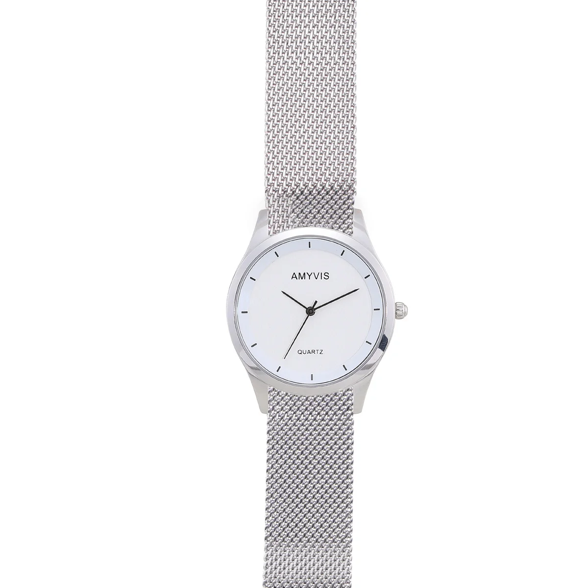 

22 Mm Mesh Watchband Stainless Strap Steel Watchbnad Watches for Men