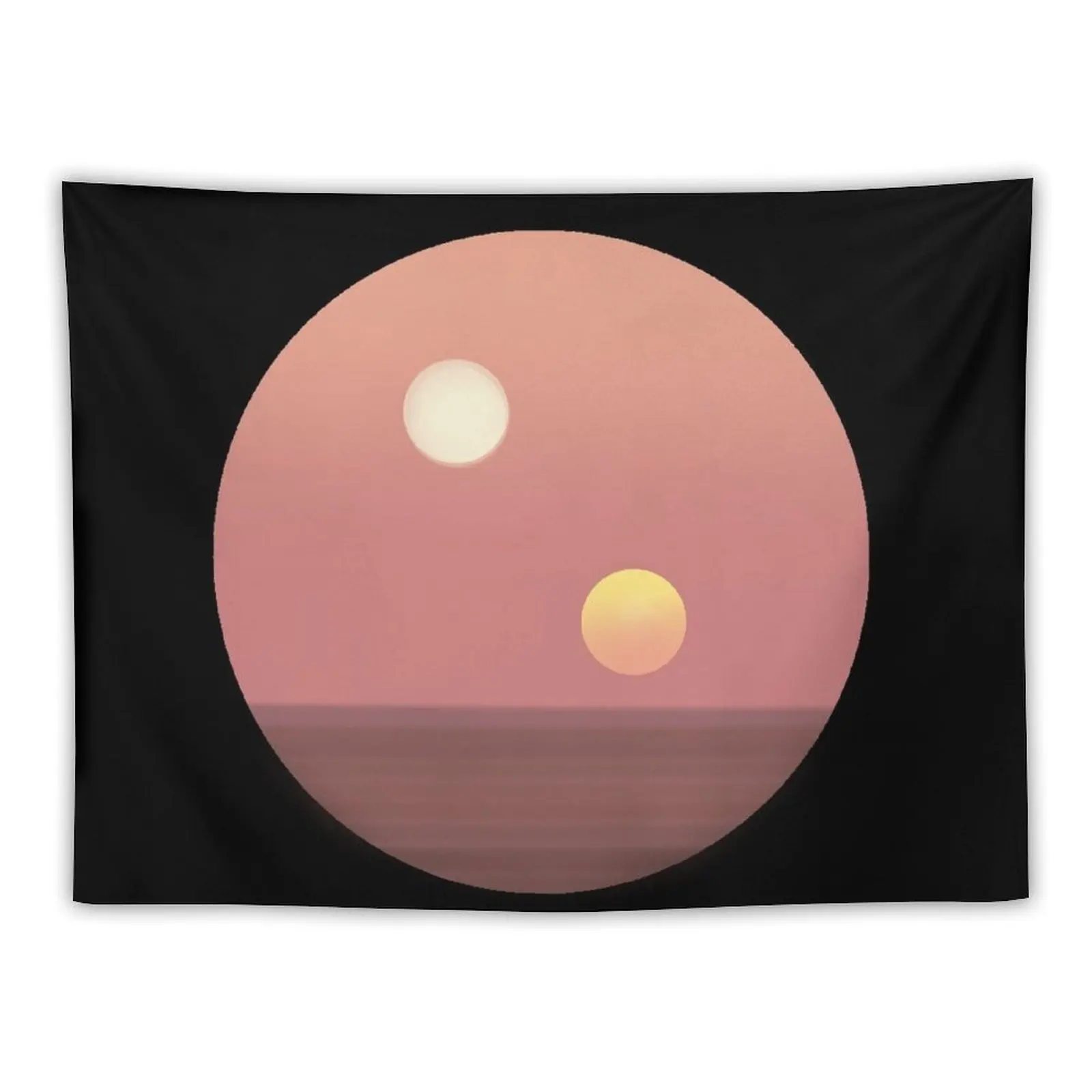 

two suns Tapestry Wall Decoration Items Room Decore Aesthetic Cute Room Things Tapestry