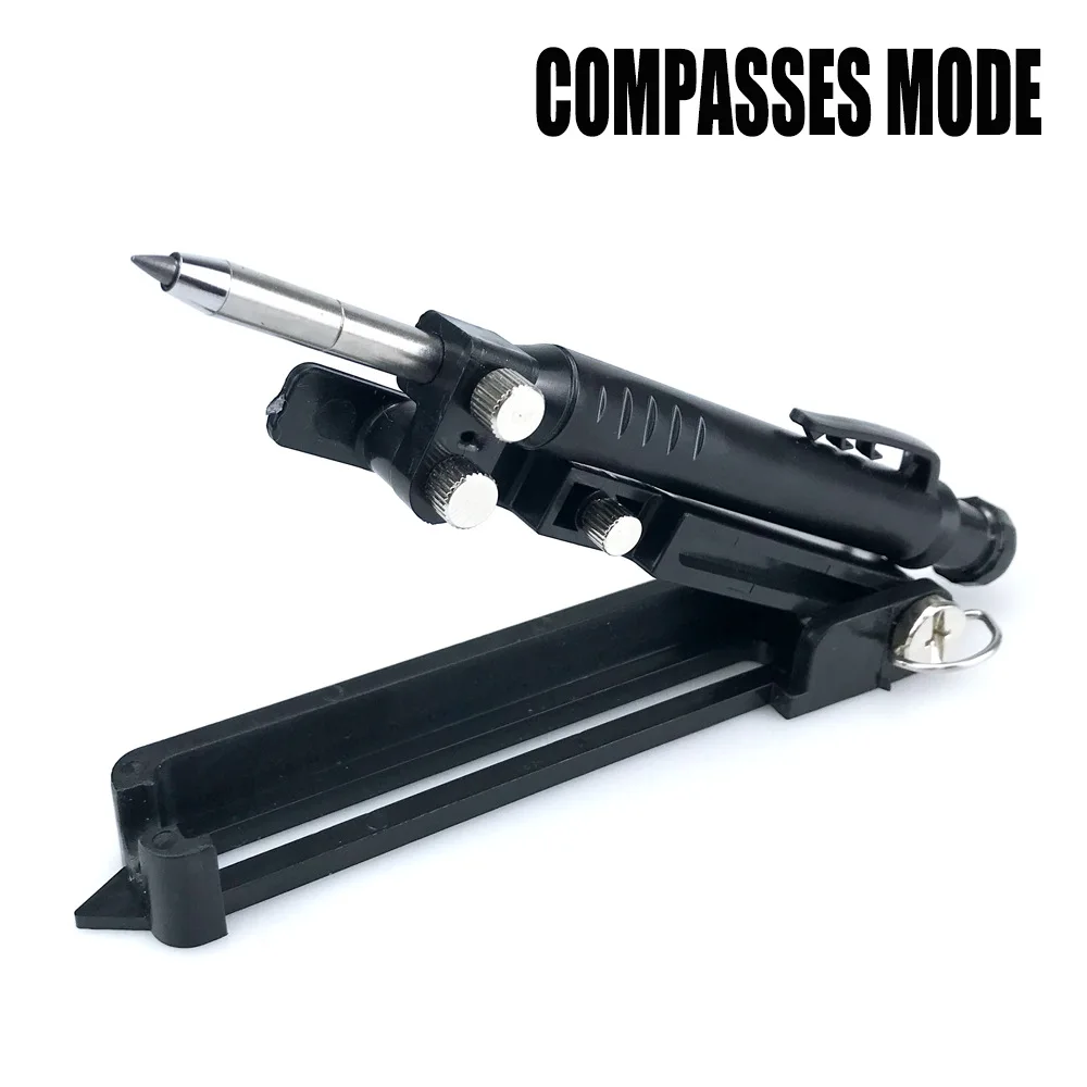 

Multi-function Scribing Ruler Contour Gauge Scribe Compass Carpentry Graffiti Line Measuring Hand Tools Woodworking Construction