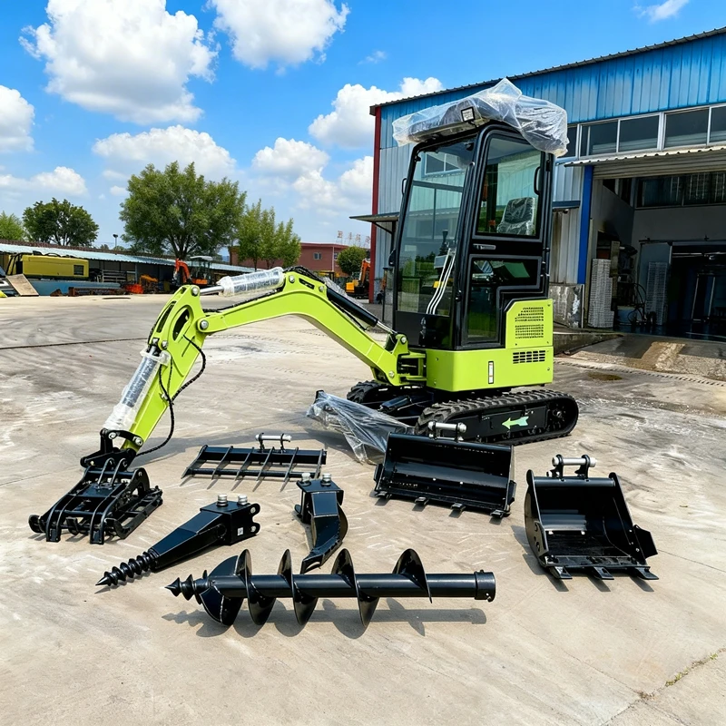 

Мини-экскаватор 1.2 тонны, дизельный, YANMAR Euro 5, для строительных работ, мини-инструменты для экскаваторов