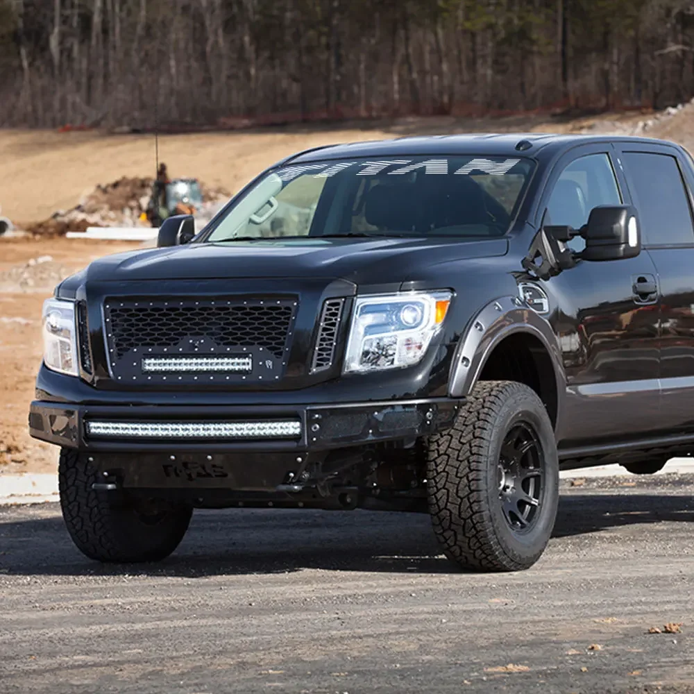 ملصقات الزجاج الأمامي لاقط ، رسومات شاحنة ، أغطية مخصصة ، غشاء فينيل للسيارة ، شارات ديكور ، إكسسوارات سيارات لنيسان تيتان #2