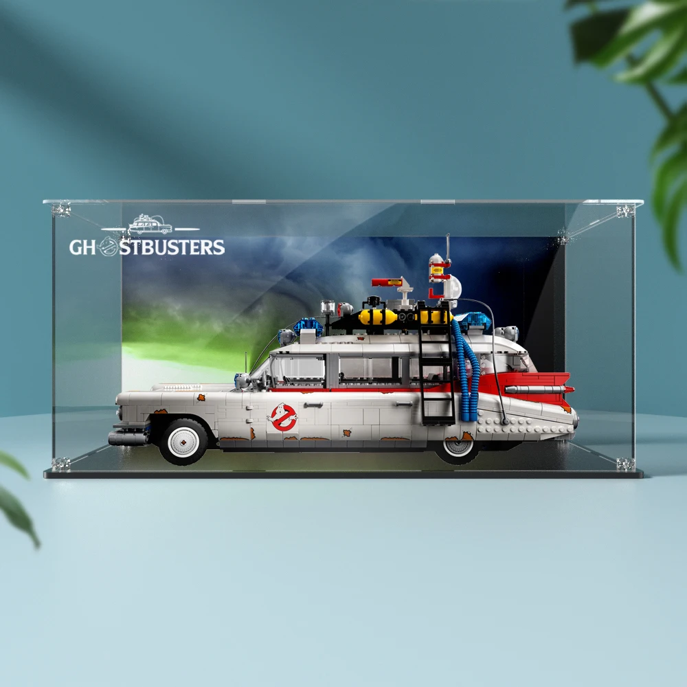 Acrylic Display Box for Lego 10274 Ghostbusters ECTO-1Dustproof Clear Display Case (Lego Set not Included）