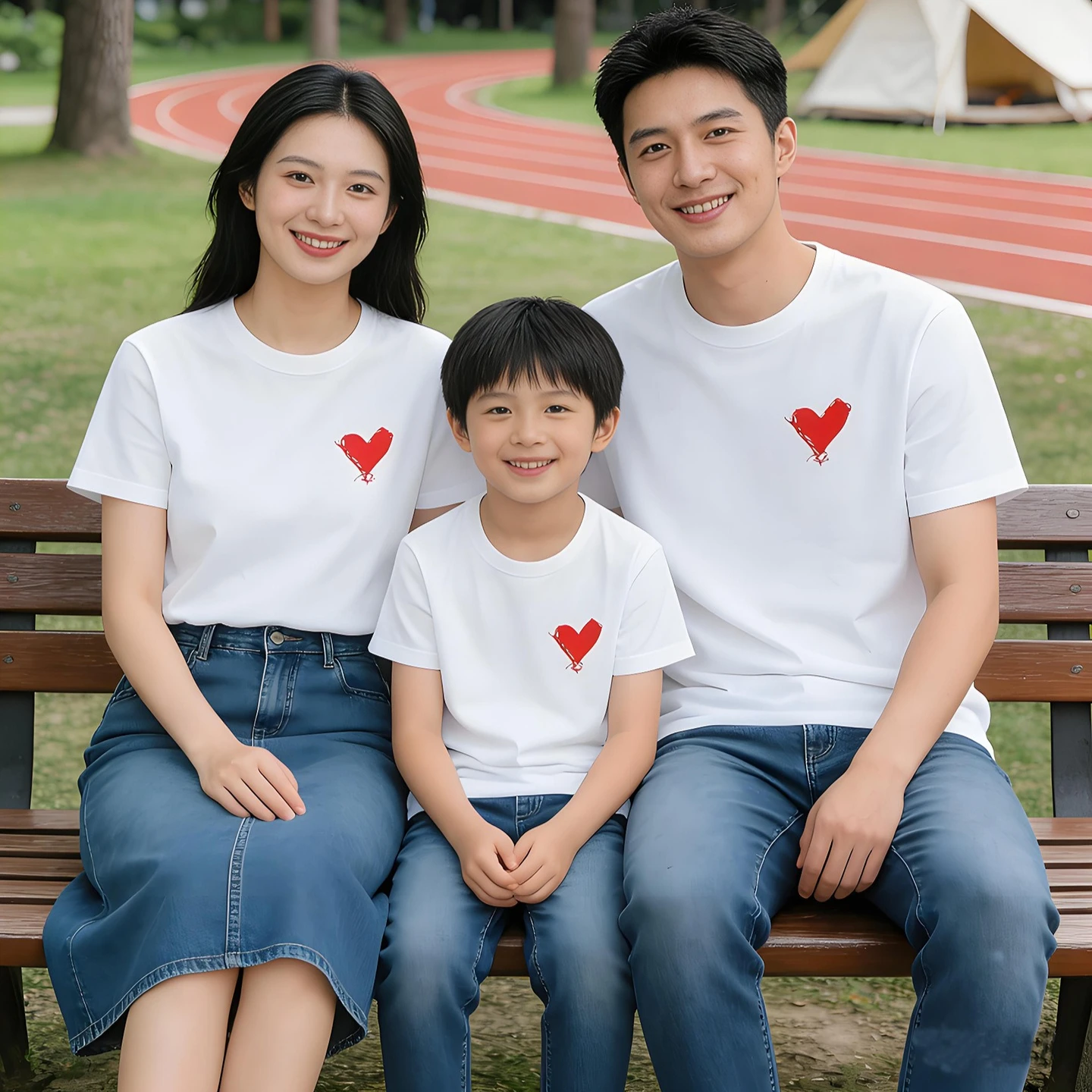 Camisetas a juego para la familia con estampado de corazones de verano, manga corta | Camisetas de amor entre padres e hijos para mamá, papá, hija, hijo, body para bebé
