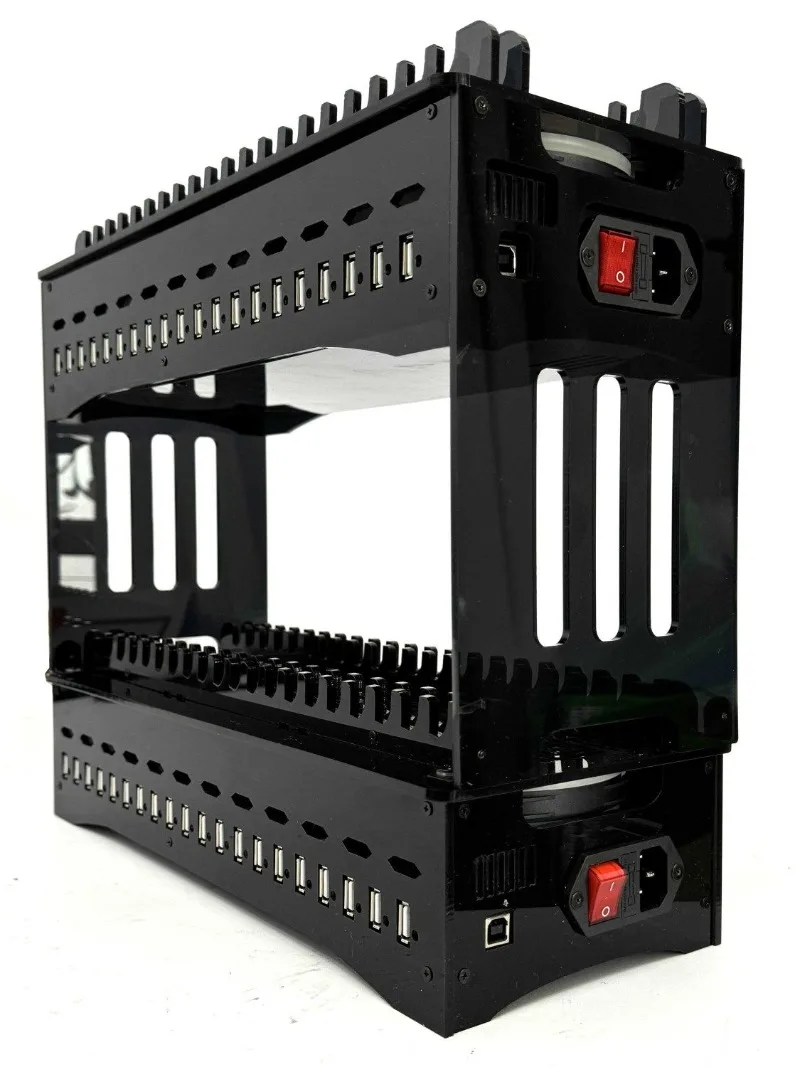 Double-layer multi-layer studio, charger transmission mobile phone, docking station hub multi-port