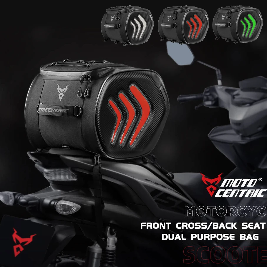 العالمي للدراجات النارية مضيئة حقيبة خفيفة متعددة الوظائف ثنائي الغرض الرجعية منحني شعاع/الذيل سكوتر الشارع سيارة المقعد الأمامي والخلفي