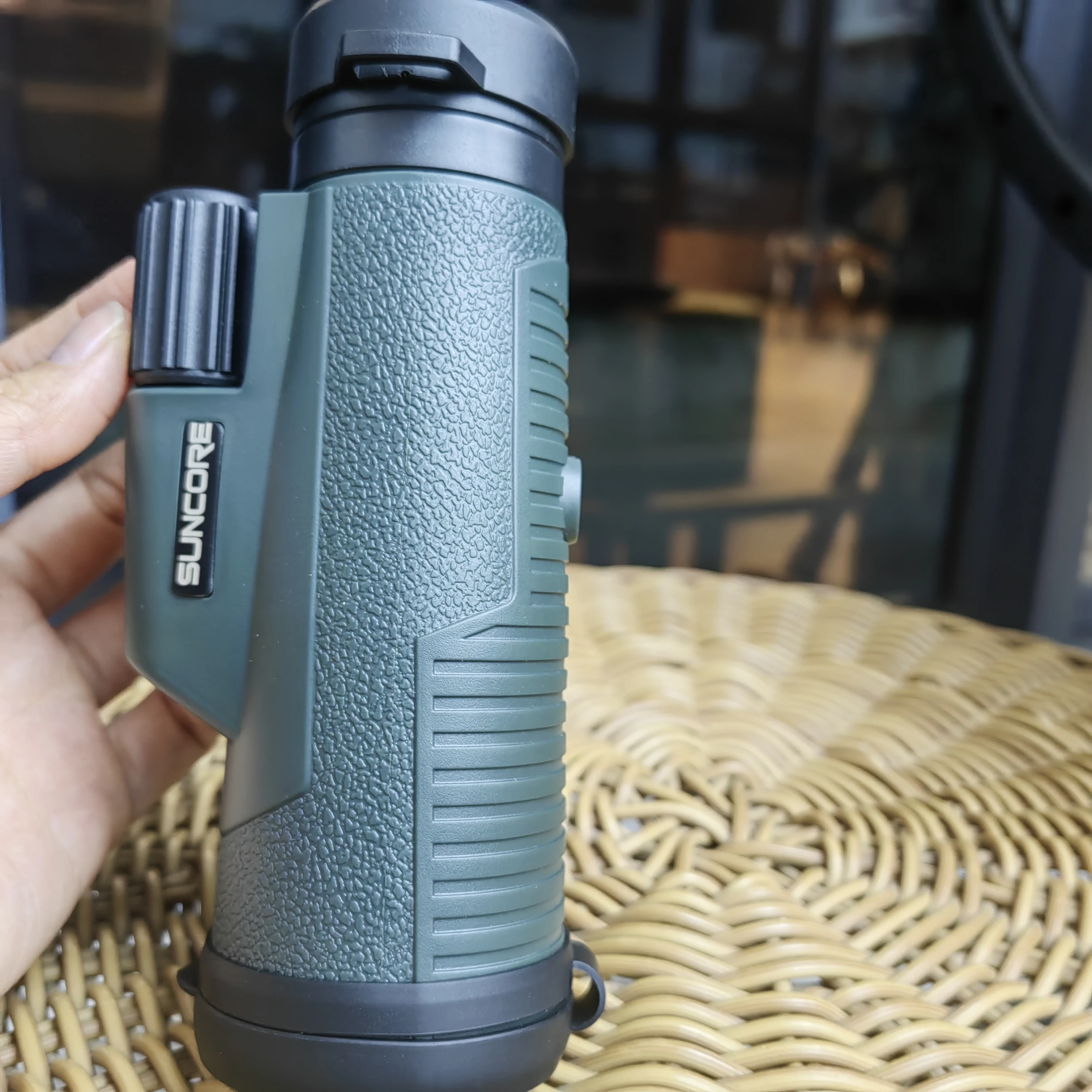 12X42 SUNCORE 내구성 단안경 BAK4 성인용 단안경, 조류 관찰, 사냥 및 야외 활동, 캠핑, 하이킹에 적합