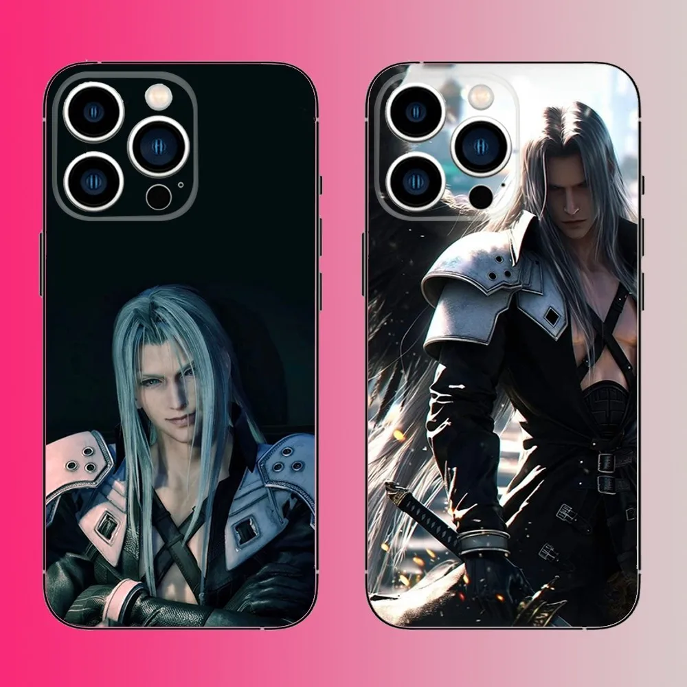 Sephiroth F-Final F-Fantasy Phone Case For iPhone 16,15,14,13,12,11,Pro,Max,Plus,Mini,X,XS,XR,8,7,6,S,SE Soft Black Case