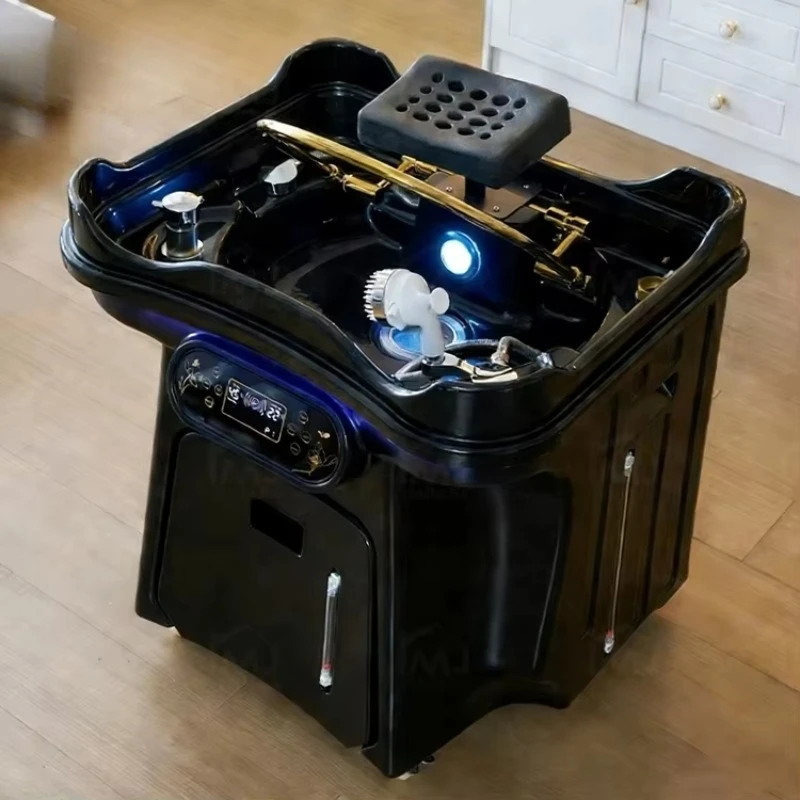 Hair Salon Mobile Shampoo Basin No Plumbing Portable Japanese Head Spa Sink With Water tank