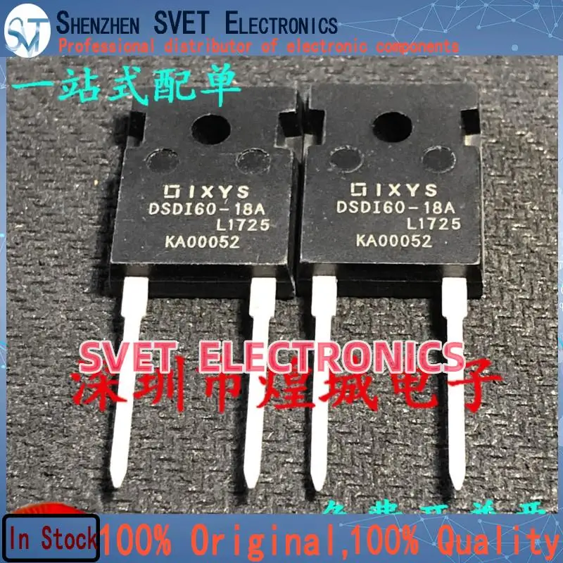 10PCS-50PCS  DSDI60-18A  TO-247 MOS 1800V 63A   Original In Stock Fast shipping