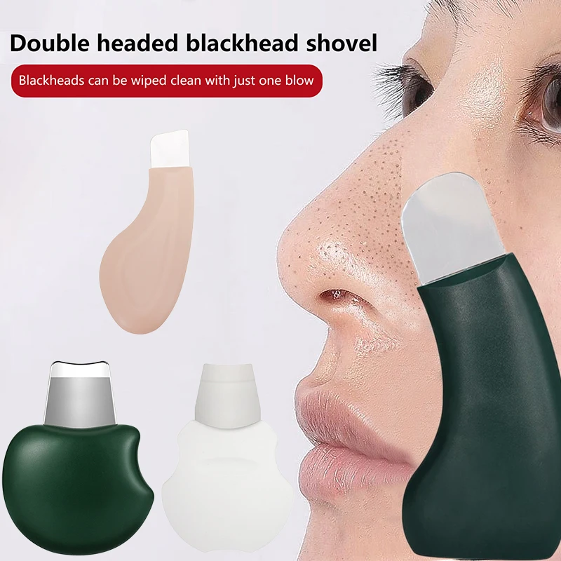 Facial Skin Scrubber Spatula Exfoliator Deep Cleansing Tool Blackhead Remover Pore Cleaner Spatula Skin Care Tool