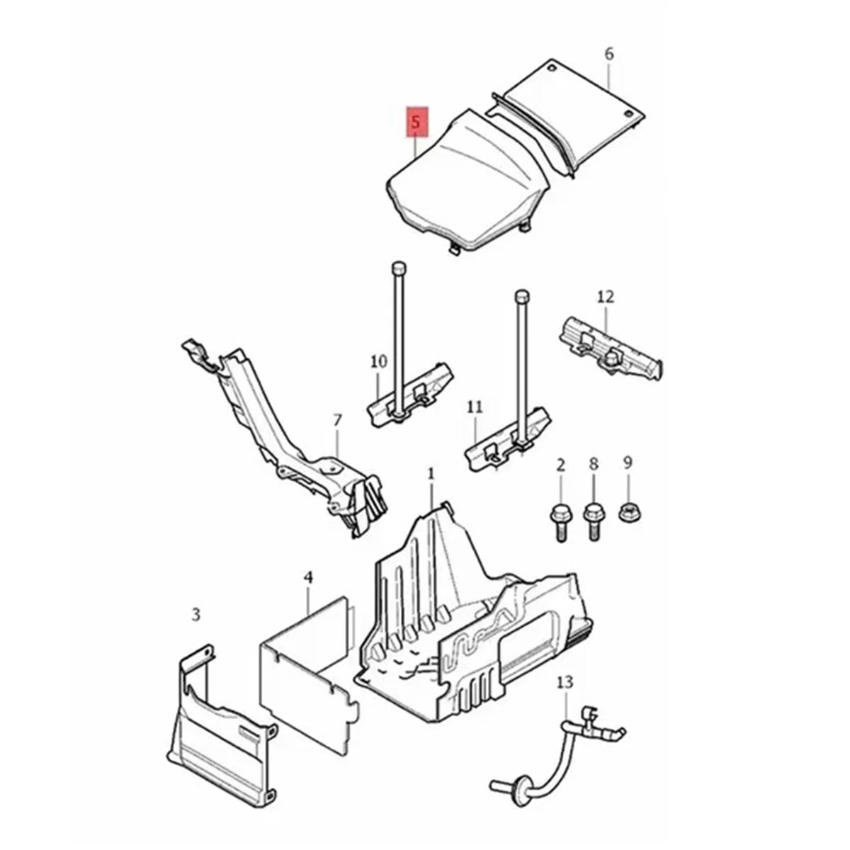 Крышка батарейного отсека автомобиля 31402984 31265957 для Volvo S80 XC60 XC70 S60 V70 2007-2016 Внешняя Крышка батарейного отсека