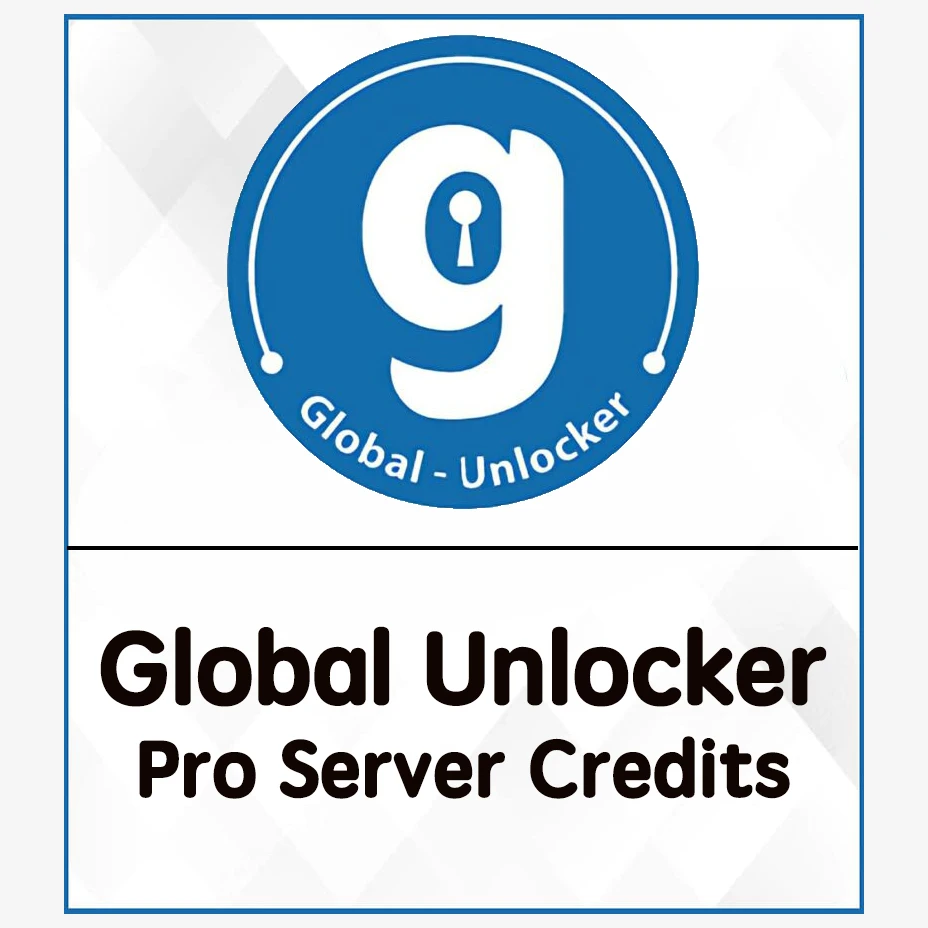 Global Unlocker Pro Server Credits for Samsung Xiaomi Motorola ZTE MTK and Qualcomm based phones 10 credits pack