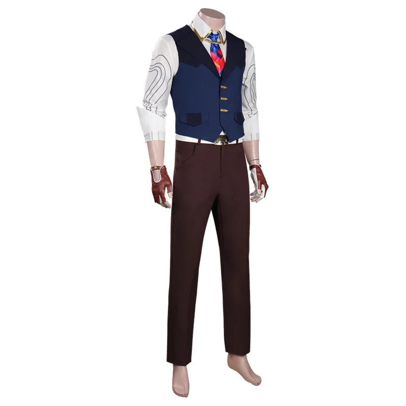 2025, nuevo juego de cámara VALORANT, disfraz de Cosplay, chaleco, pantalones, corbata, guantes, trajes masculinos y femeninos para Halloween, traje de Carnaval ★ ★ ★ hh