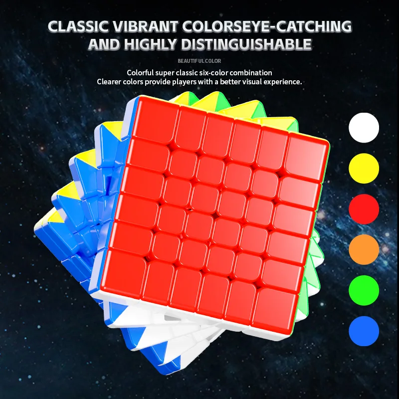 Sengso Mosheng 6x6 磁気マジックキューブ Shengshou 6x6 キューブステッカーレスプロフェッショナルパズルおもちゃ子供のギフト Cubo Magico