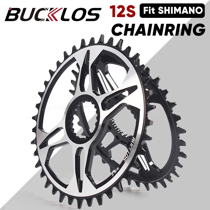 BUCKLOS Direct Mount 12S Chainring 32/34/36/38T Bicycle Chainwheel Aluminum Bike Chainring For SHIMANO M6100 M7100 M8100 M9100