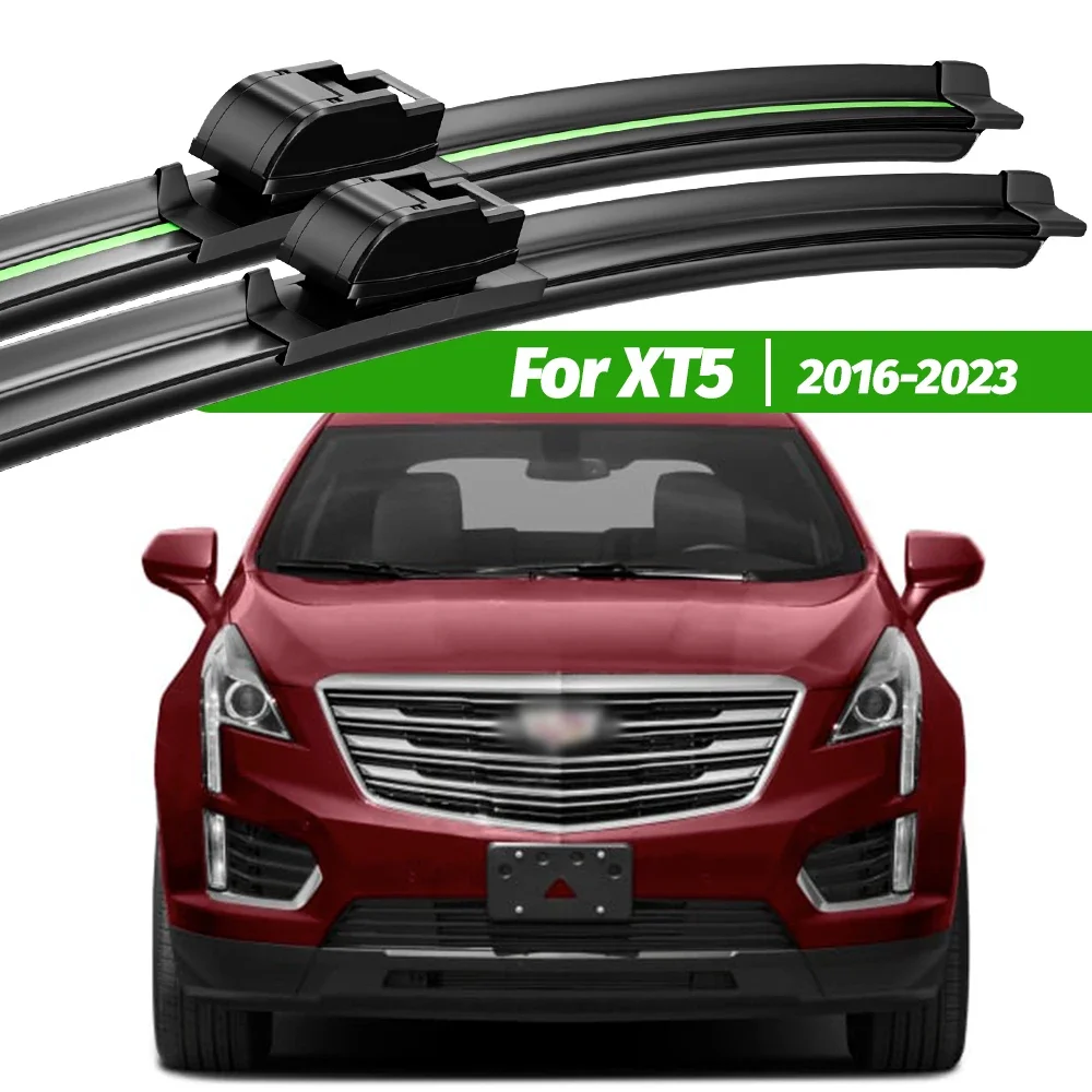 

For Cadillac XT5 2016-2023 2pcs Front Windshield Wiper Blades 2017 2018 2019 2020 2021 2022 Windscreen Window Accessories