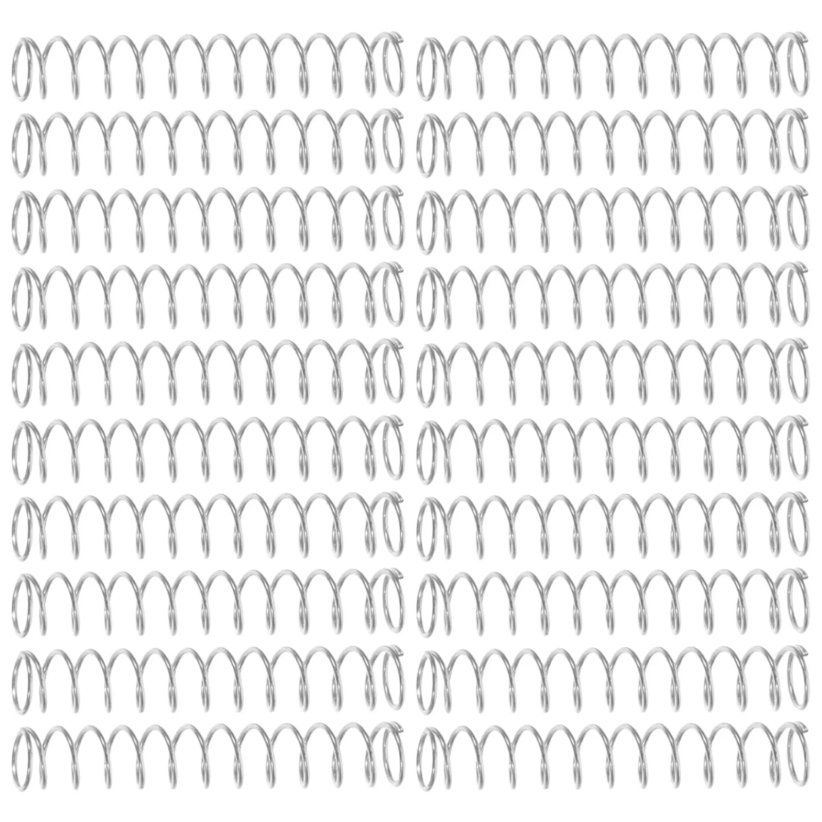 20Pcs Ballpoint Pen Stainless Steel Coil Springs Compression Replacement Springs for Gel Pen Click Mechanism Smooth Writing 25Mm