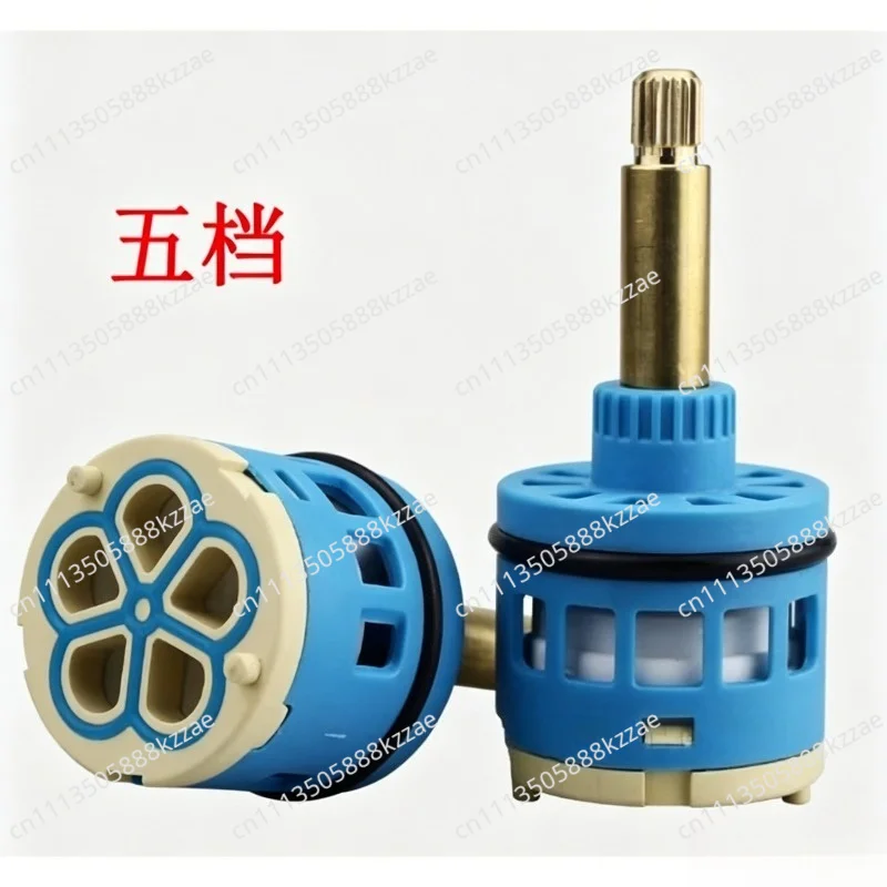 Wall Mounted Concealed Shower Faucet Diverter Valve Shower Faucet Cartridge 5-hole Water Separator Valve Core