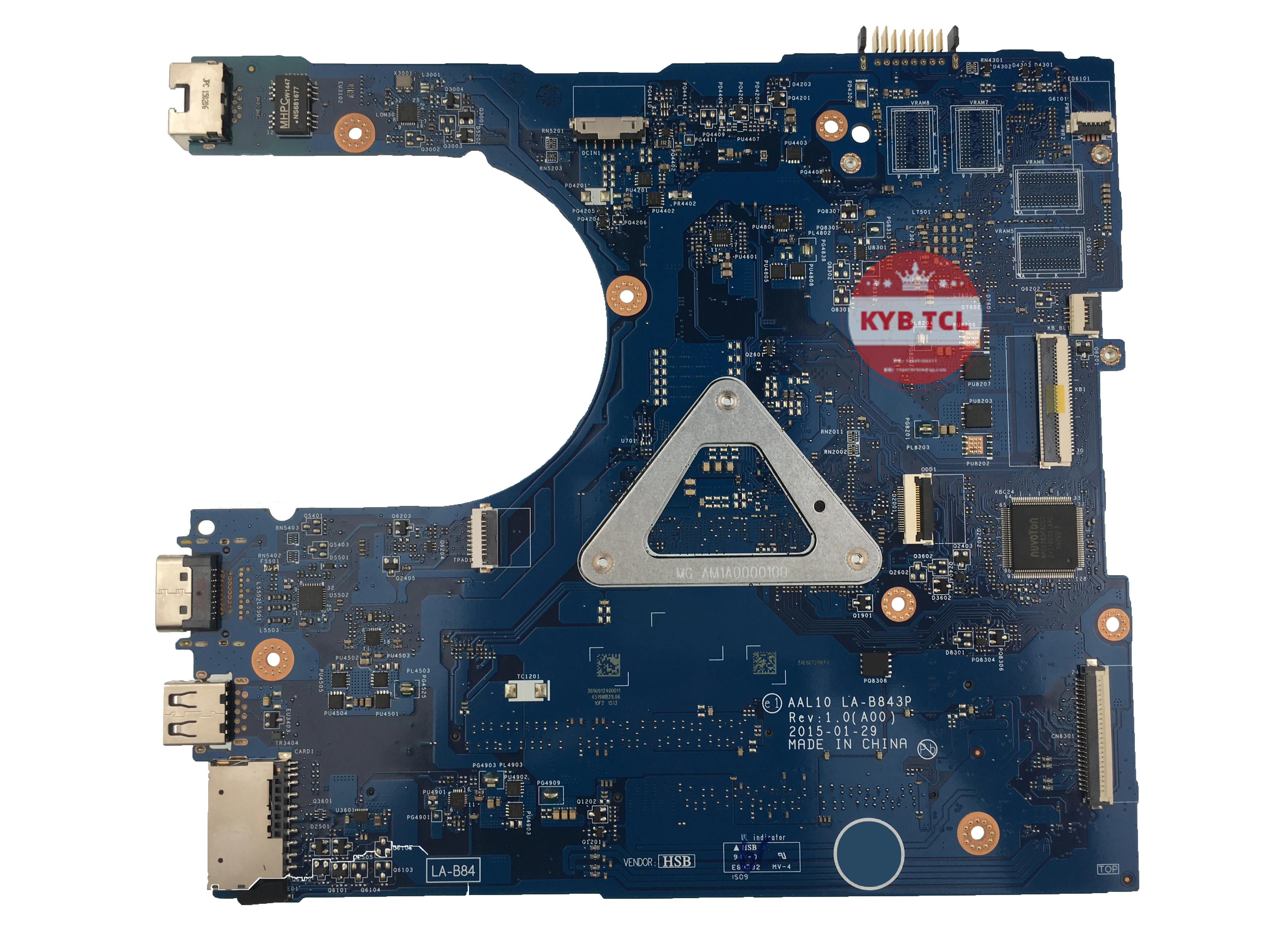 CN-0PX78Y 0PX78Y PX78Y Notebook AAL10 LA-B843P Mainboard For DELL Inspiron 14 5458 15 5558 17 5758 Laptop Motherboard 03CCDC