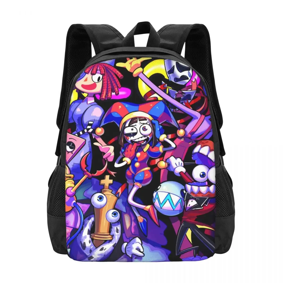 

Cartoon Amazing Digital Circus Travel Laptop Backpack, Business College School Computer Bag Gift for Men & Women