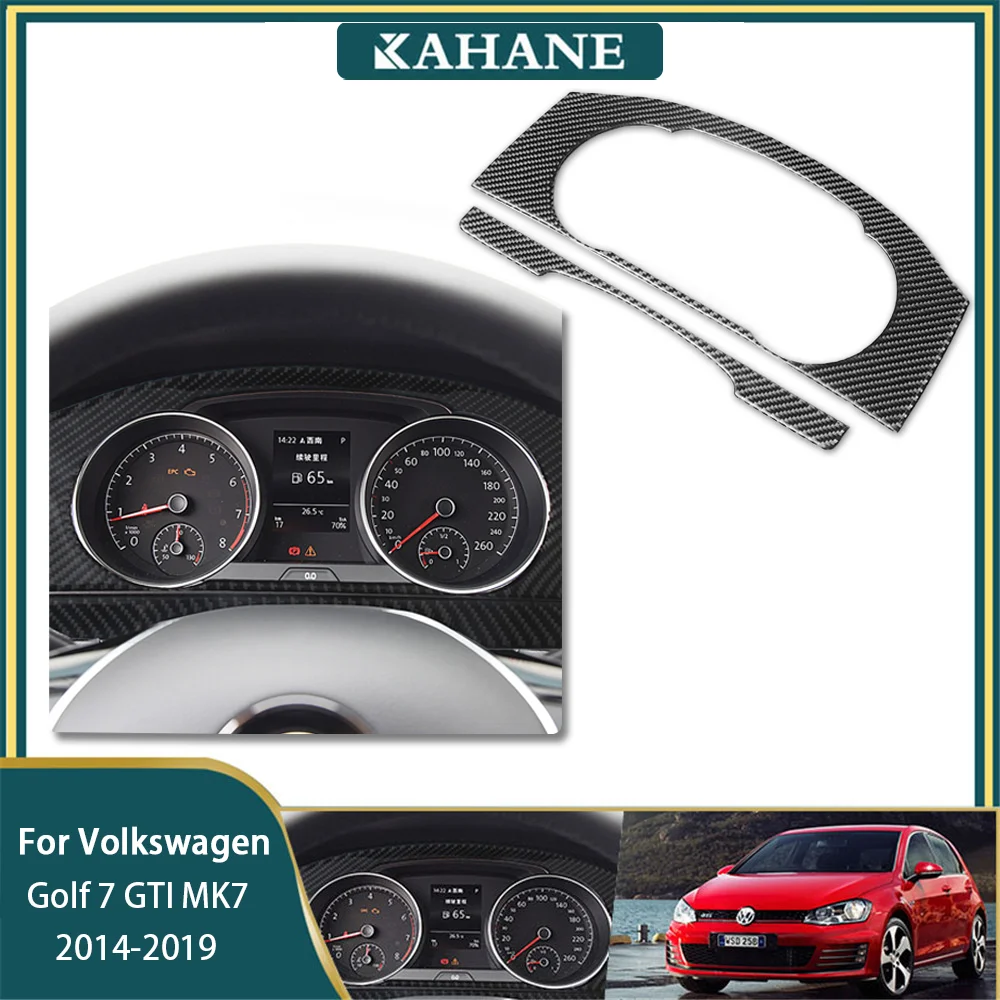 

Easy-Install Carbon Fiber Stickers - Car Interior Upgrade for Instrument panel For Volkswagen Golf 7 GTI MK7 2014-2019