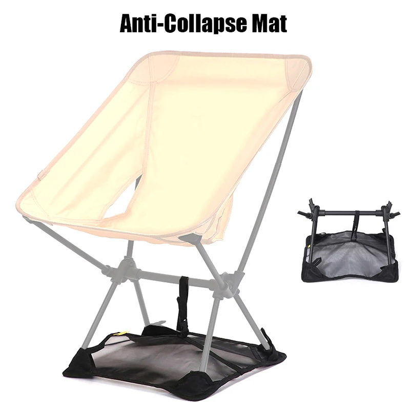 Anti-Collapse Mat Without Chair Backpacking Collapsible Picnics Lightweight Prevent from Sinking Beach for Camping Folding Chair