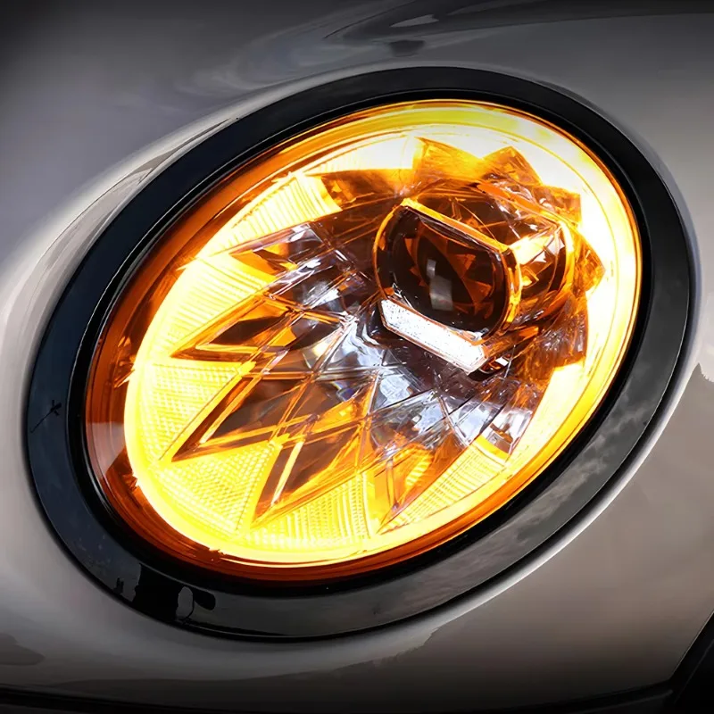 For Mini Cooper F55 F56 F57 2014-2020 Auto Front Lamps Assembly Upgrade Car Dynamic LED Style Projector Lens Accessories