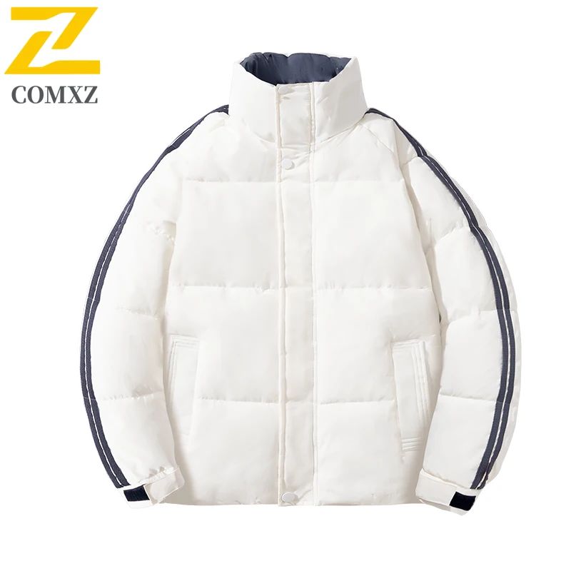 

2025 Puffer Jacket Male New Winter Trendy Adventure Lightweight Windproof Coats Hiking Travel Cold Proof Thickened Padding Coat