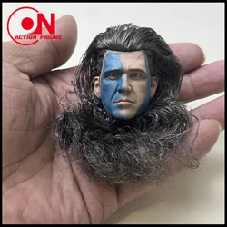 Pangaea PG05-01 1/6 Scottish General William Wallace Head Sculpt War Paint Head Carving Fit PH TBL 12