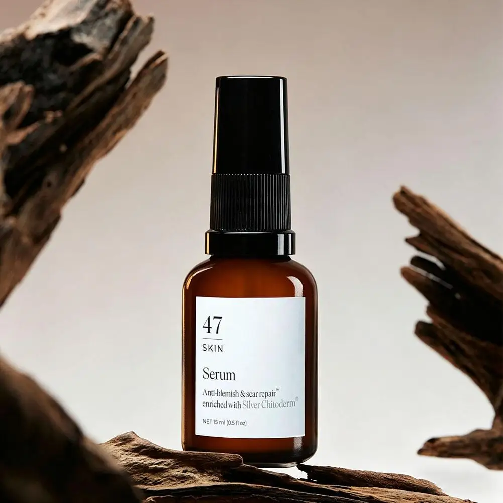 Suero Facial 47 Skin de 15ml, Anti-Imperfecciones, Repara Cicatrices, Elimina el Acné, Reduce la Inflamación, Aclara la Pigmentación, Para Piel Propensa a Imperfecciones