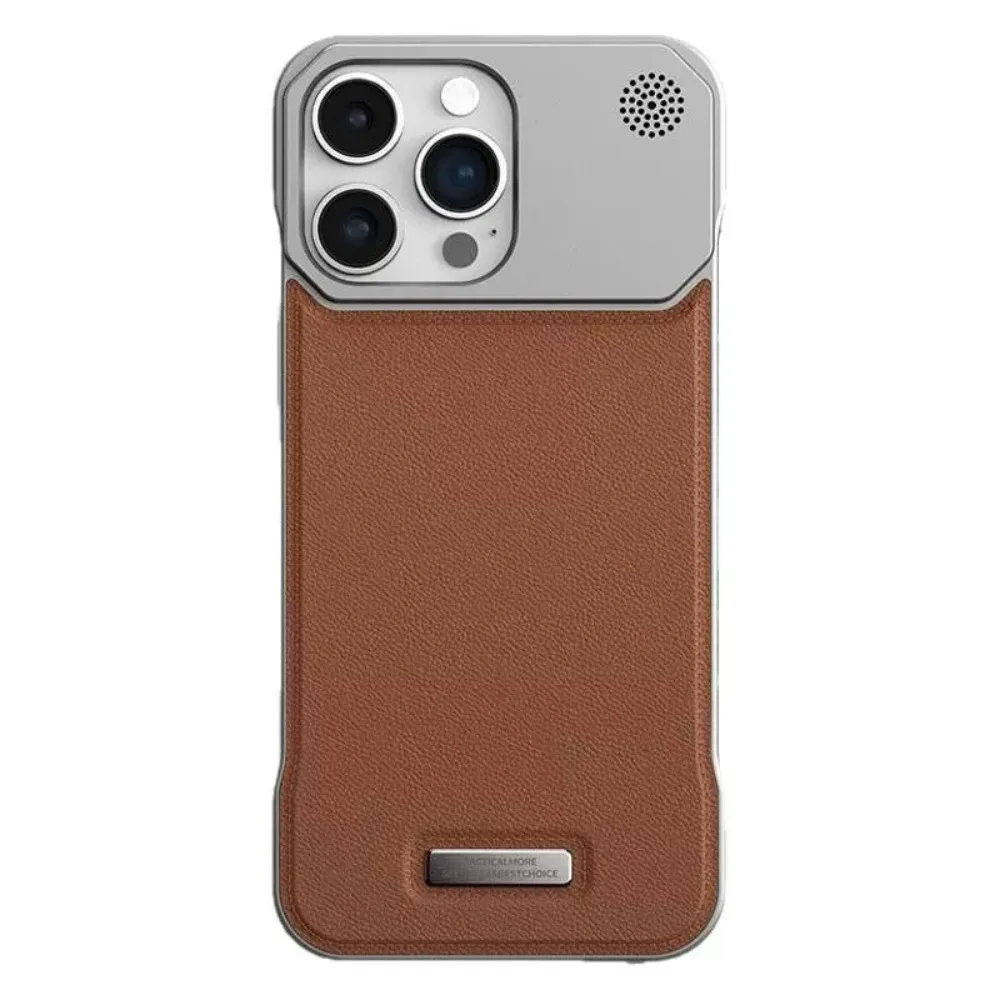 

For IPhone 11 12 13 14 15 16 17 Pro Max Plus - Borderless Luxury Case Magnetic PU Leather Aromatherapy & Wireless Charging
