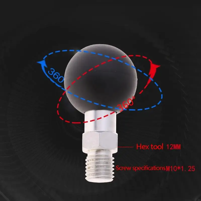 Q5WA 1INCH BALL BASE X 1.25男性スレッドマウントオートバイ電話ホルダーバイクアクセサリー