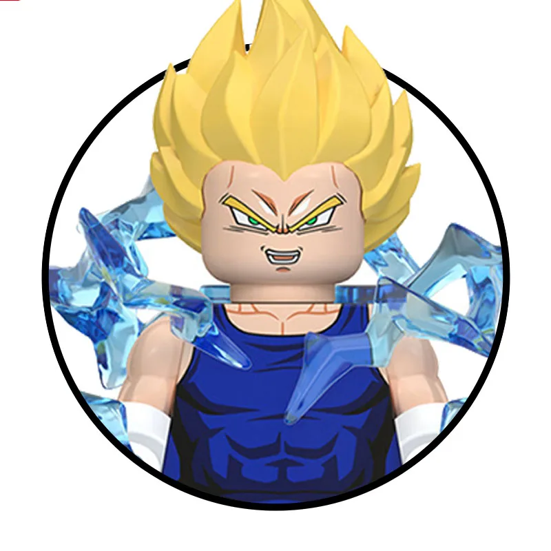 80 Stück wm6181 Goku Vegeta Torankusu Broli Bausteine Mini-Actionfiguren Zubehör Halloween Weihnachtsgeschenke für Kinder