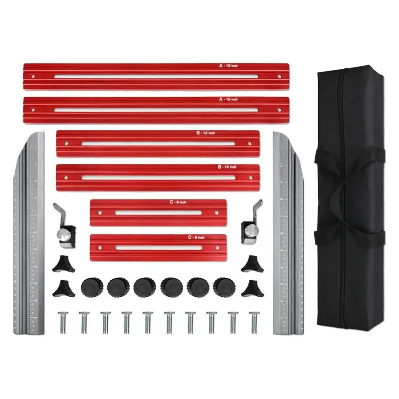 Upgrade Stair Tread Template Tool Accurate Stair Tread Jig Tool Dual Nut Locking Stair Tread Measuring Tool Shelf Scribe Tool