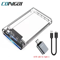 USB 3.0 2.5" SATA HDD / SSD Enclosure – 5Gbps External Hard Drive Case, Tool-Free