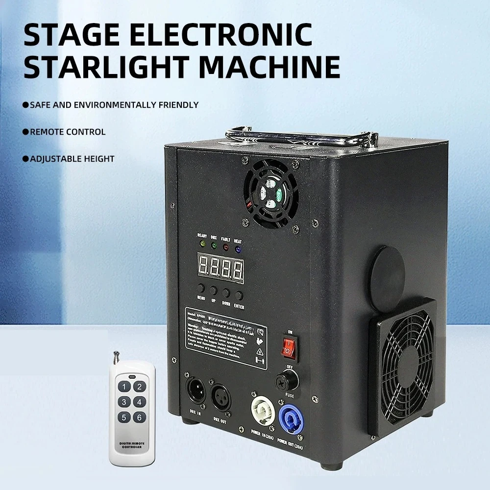 Stage electronic starlight machine wedding flower spray machine performance prop firework machine