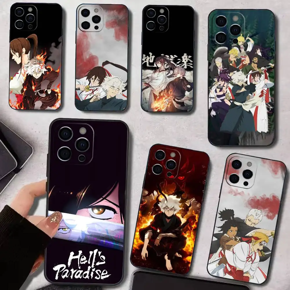 

HOT H-Hell's Anime Paradise Phone Case Silicone Soft For IPhone 17 16 15 14 13 12 11 X XR Plus Pro Max Plus