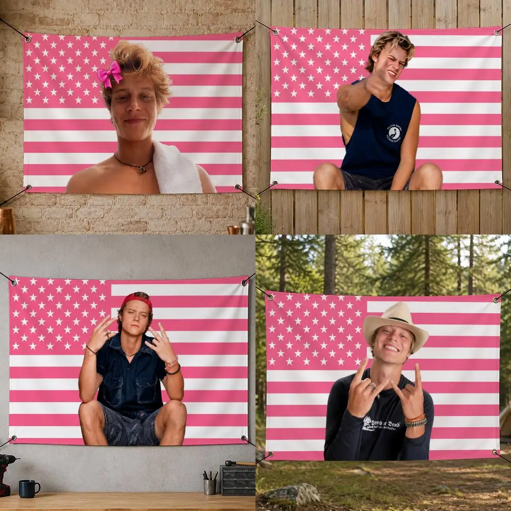 Series Awarded TV Story Popular Streaming O-Outer Banks Flags Flag Banner for Bedroom Dorm Party Home Living Room Game Room Gift