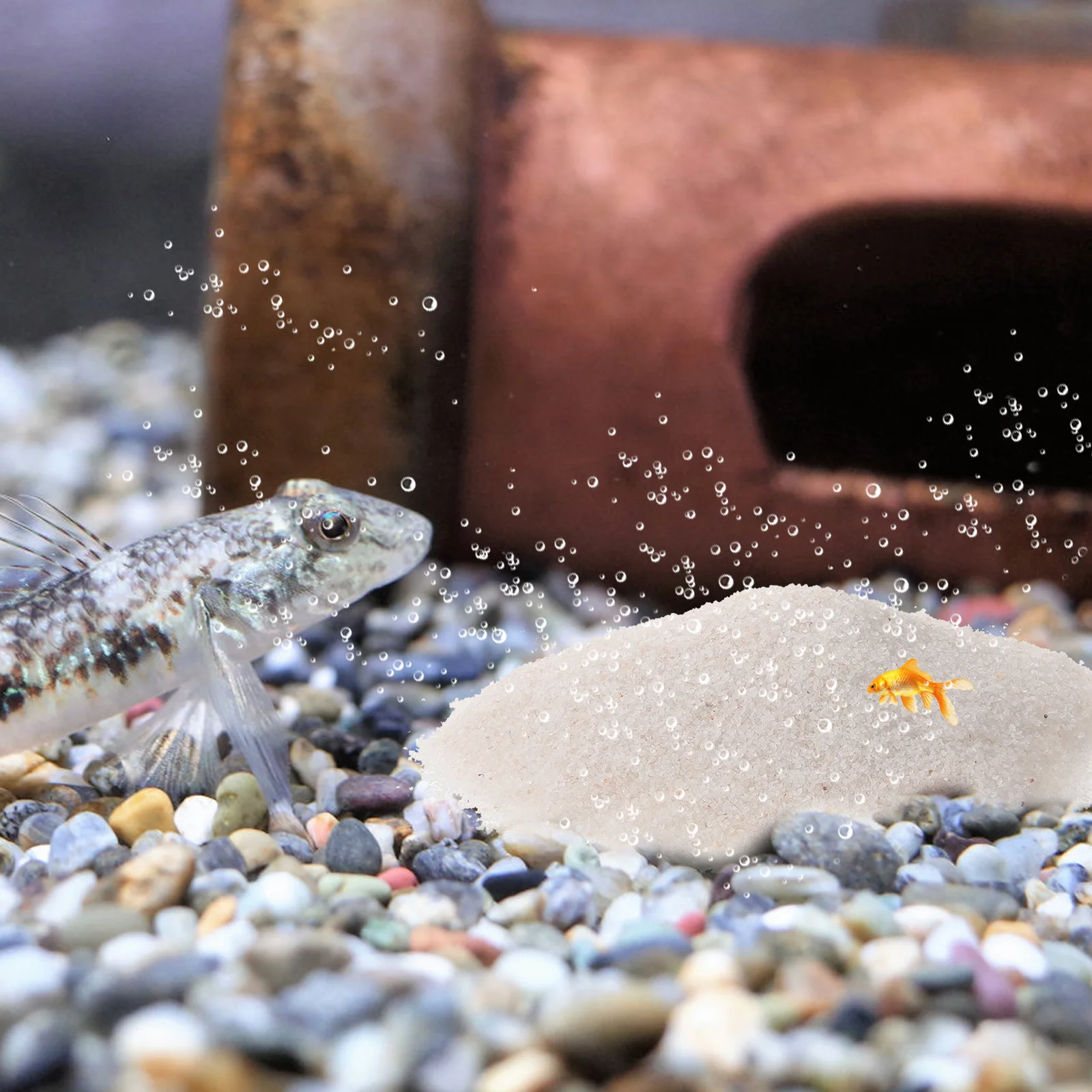 

Small Aquarium Gravel Durable Decorative Fish Tank Stones Planter Stones Garden Gravel Multi-Function Ornament