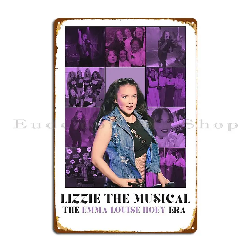 ليزي الموسيقية إيما لويز هوي عصر 1 تصميم علامة معدنية ملصق تخصيص تصميم السينما المنزل مطبوعة تين تسجيل ملصق
